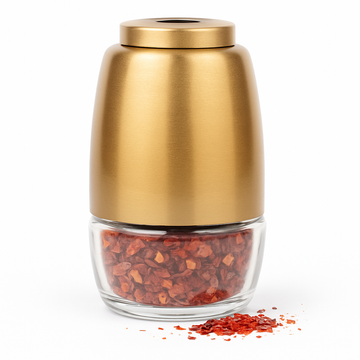 1Pc Stainless Steel Salt & Pepper Shaker – Gold Finish (CH-25, Single Piece)